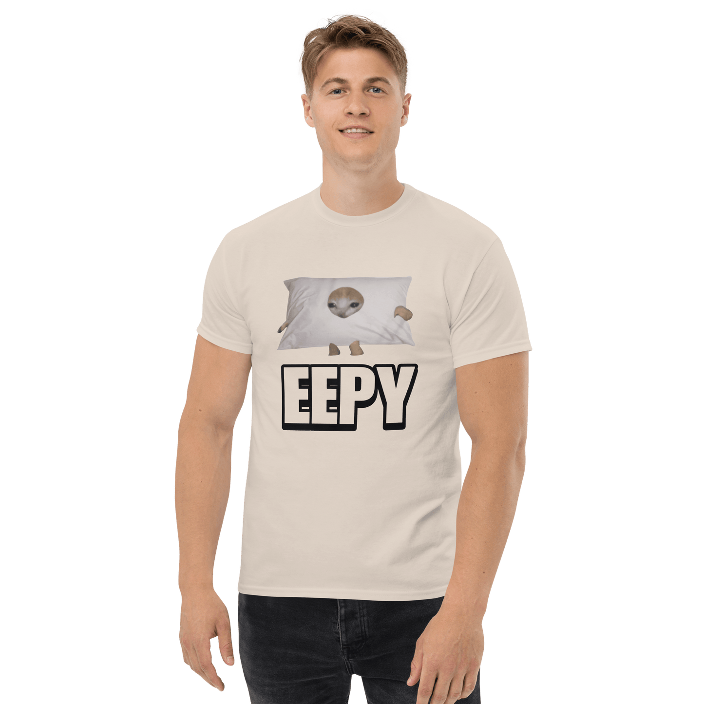 Eepy Classic T-Shirt Meme - Military Green | Shirtposting