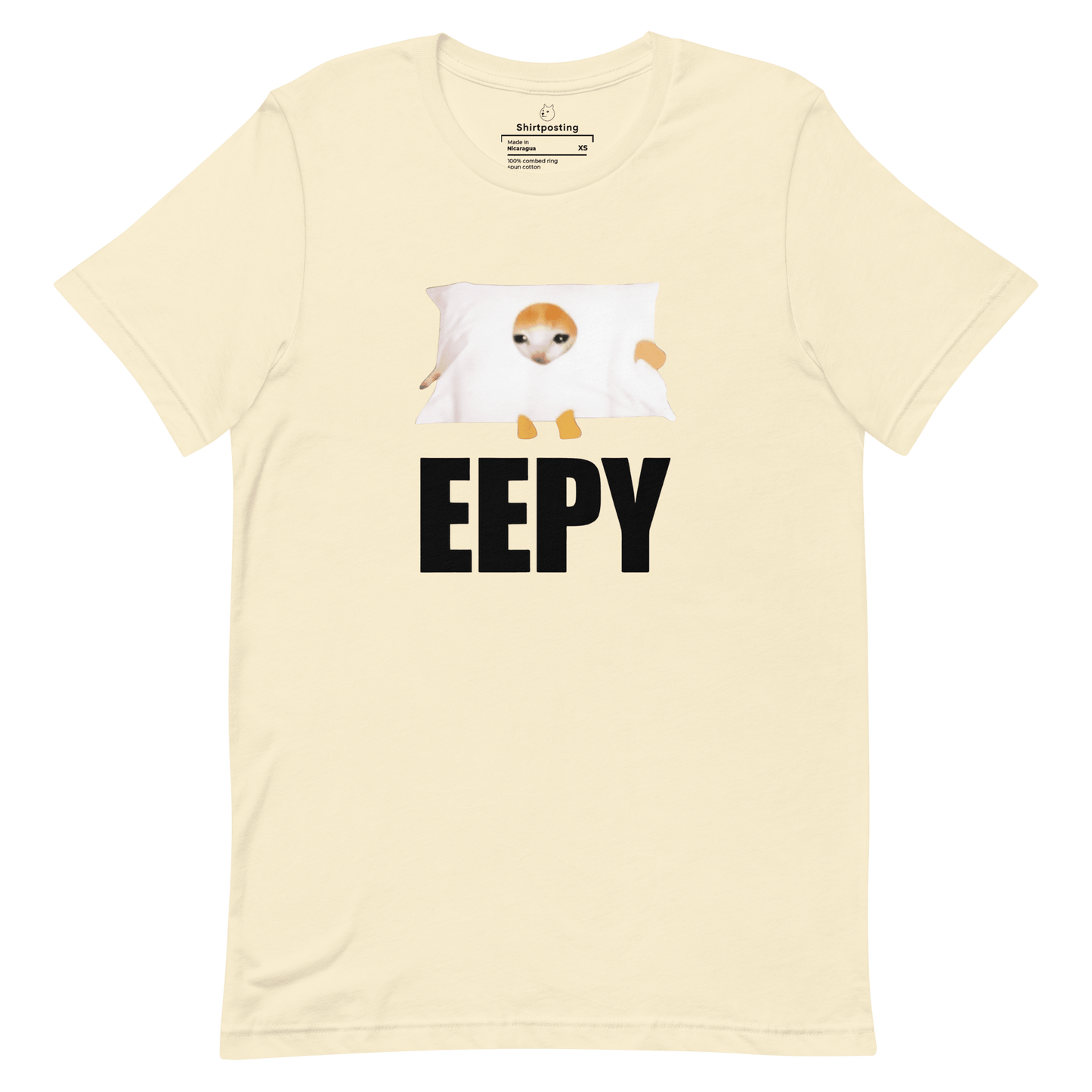 Eepy Classic T-Shirt Meme - Natural | Shirtposting