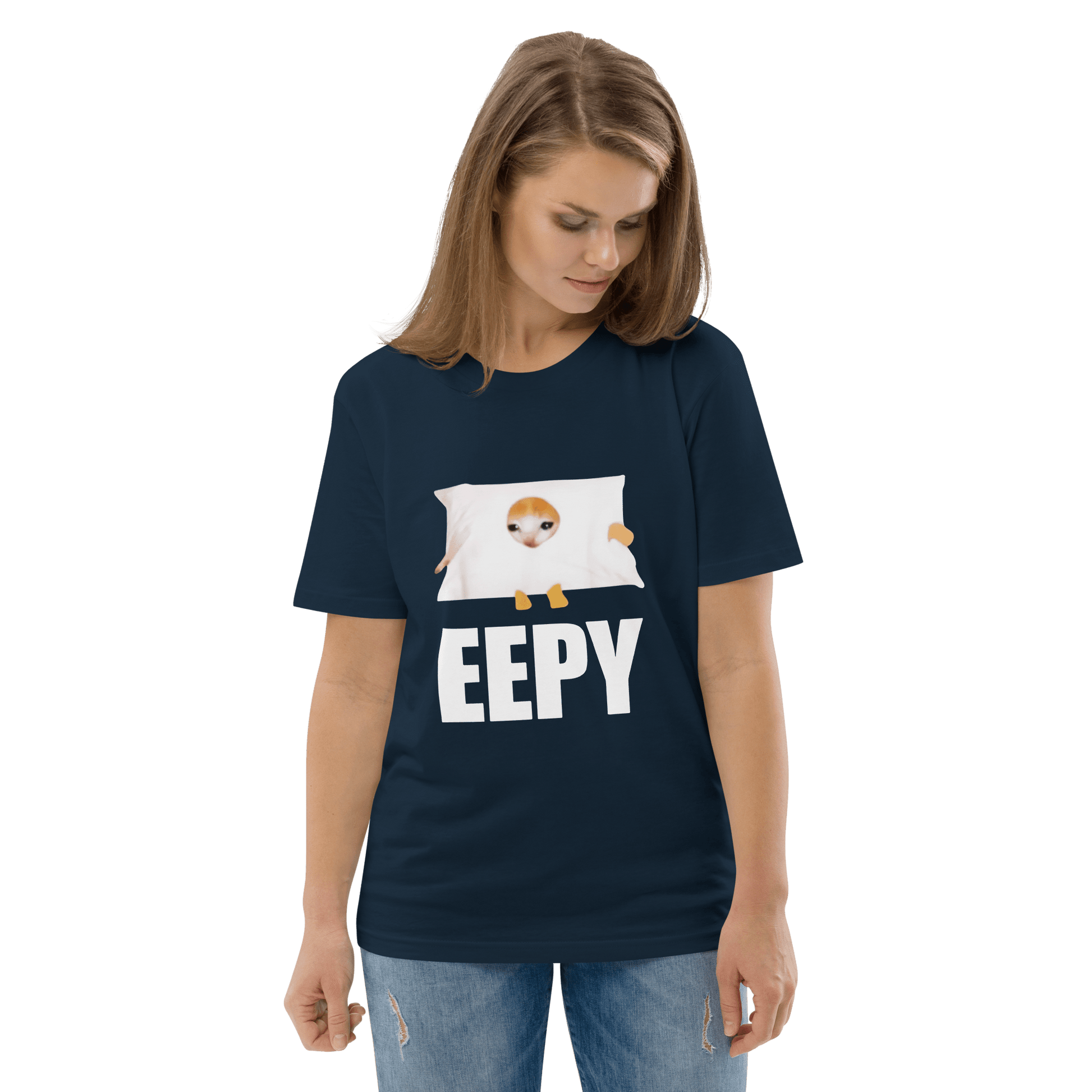 Eepy Premium Organic T-Shirt Meme - Black | Shirtposting