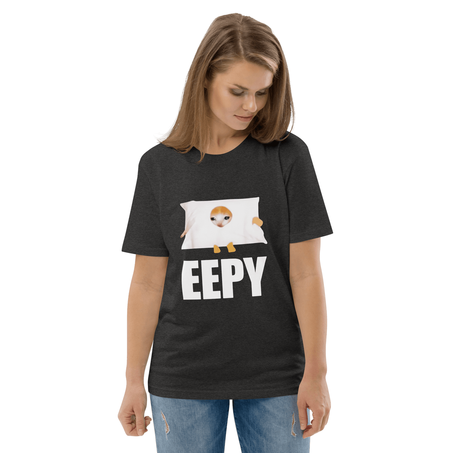 Eepy Premium Organic T-Shirt Meme - Black | Shirtposting