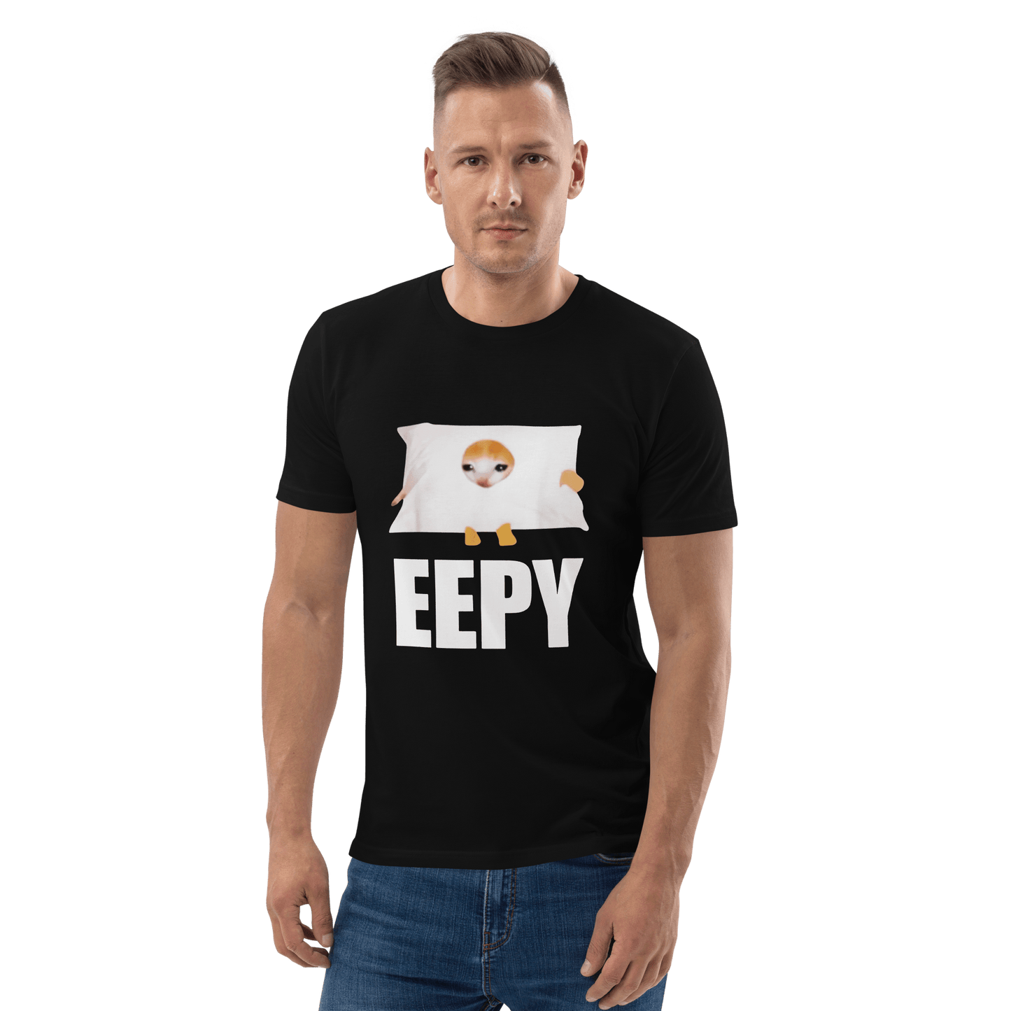 Eepy Premium Organic T-Shirt Meme - Black | Shirtposting