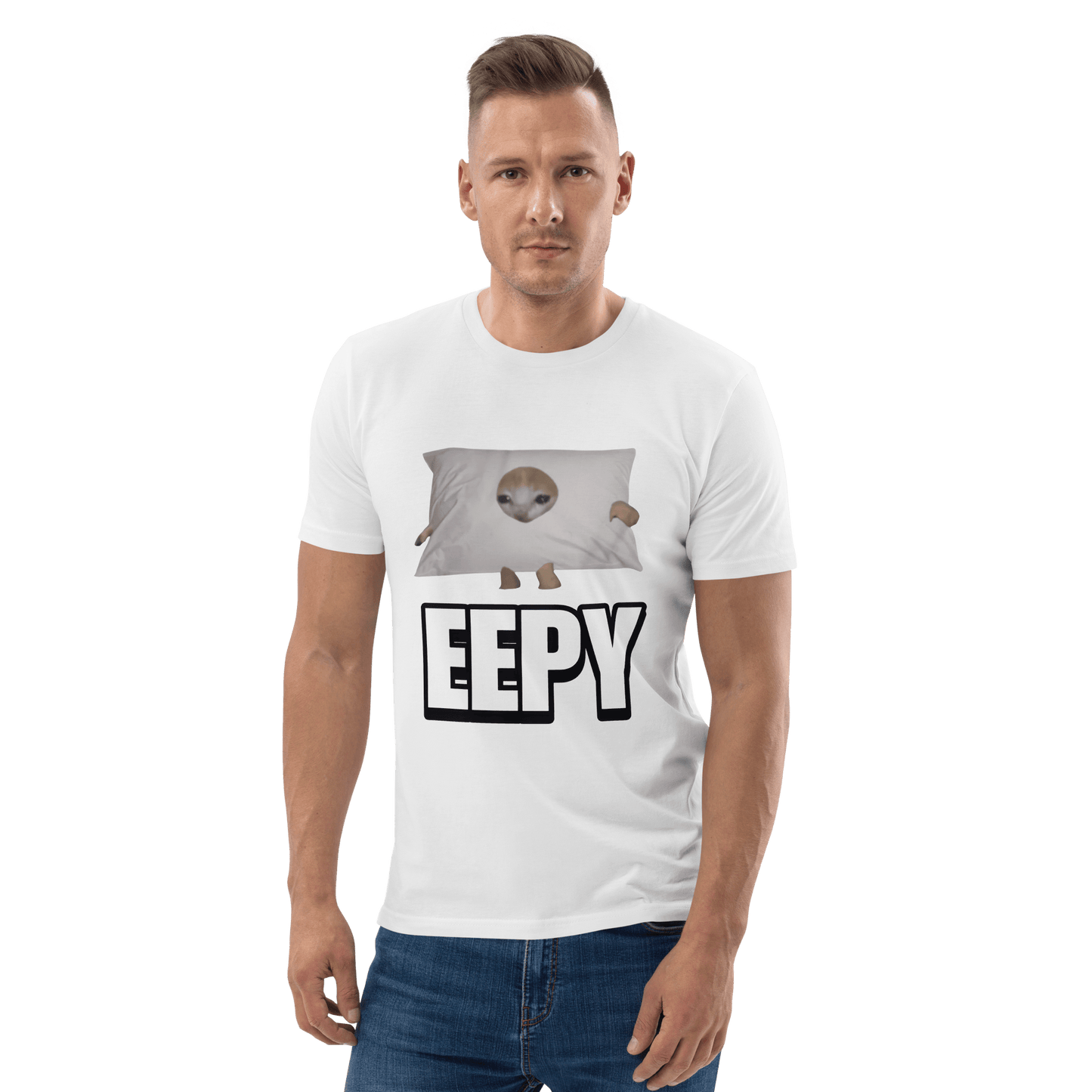 Eepy Premium Organic T-Shirt Meme - Cotton Pink | Shirtposting