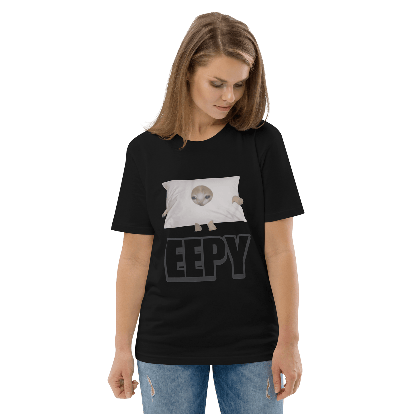 Eepy Premium Organic T-Shirt Meme - Cotton Pink | Shirtposting