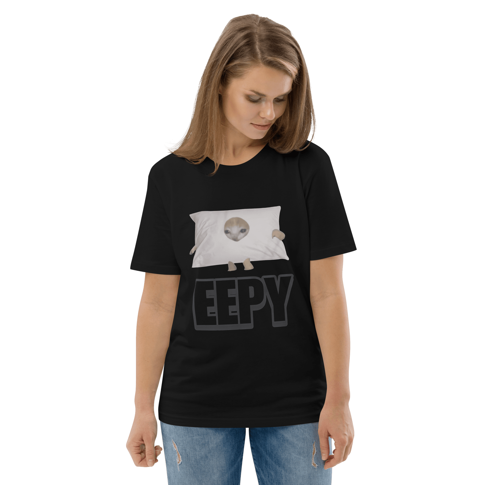 Eepy Premium Organic T-Shirt Meme - Cotton Pink | Shirtposting