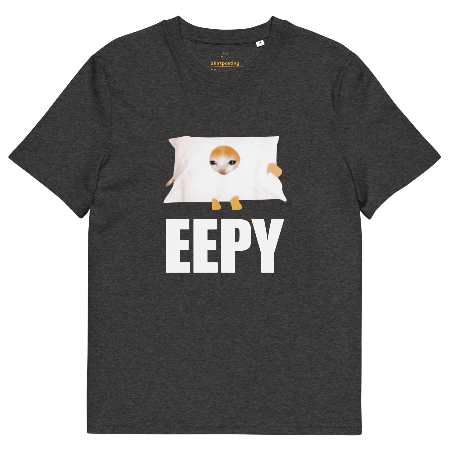 Eepy Premium Organic T-Shirt Meme - Dark Heather Grey | Shirtposting