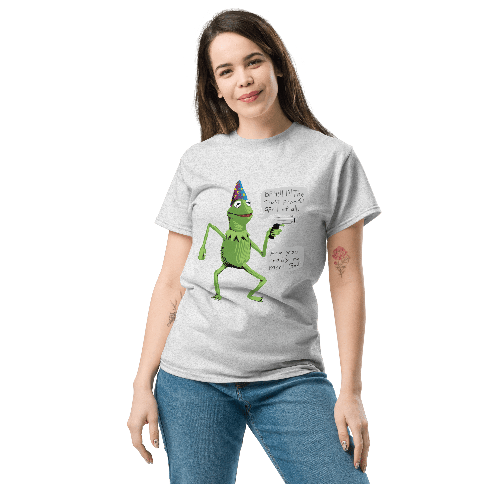 Frog Meme Classic T-Shirt Meme - Ash | Shirtposting