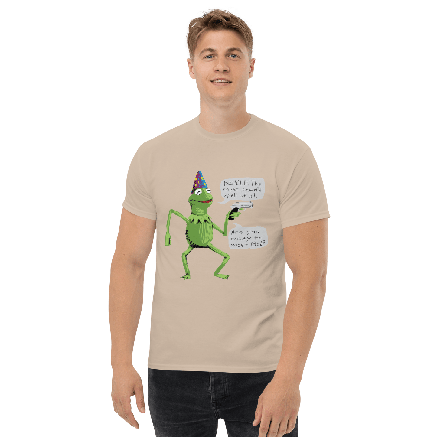 Frog Meme Classic T-Shirt Meme - Military Green | Shirtposting