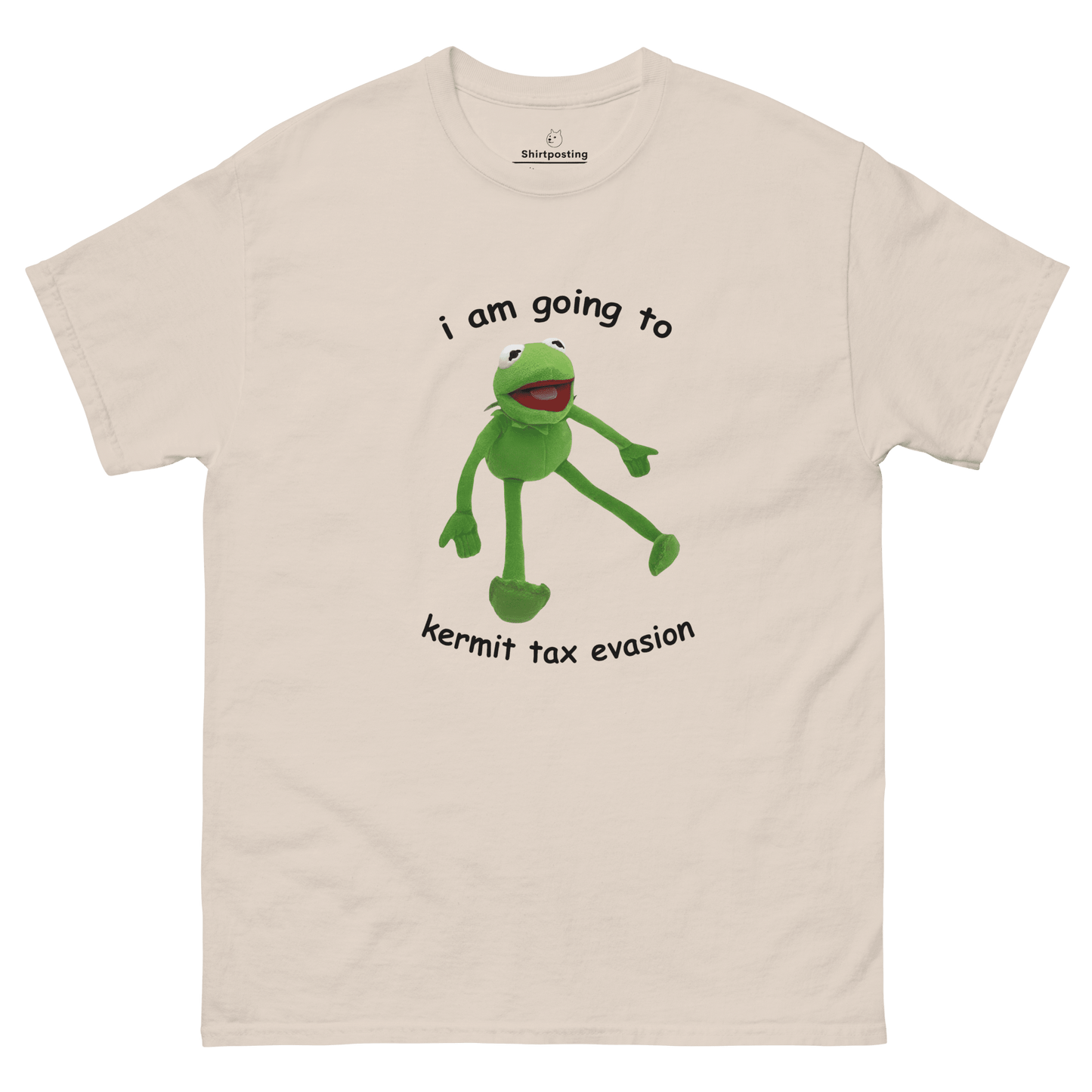 Frog Meme Classic T-Shirt Meme - Natural | Shirtposting