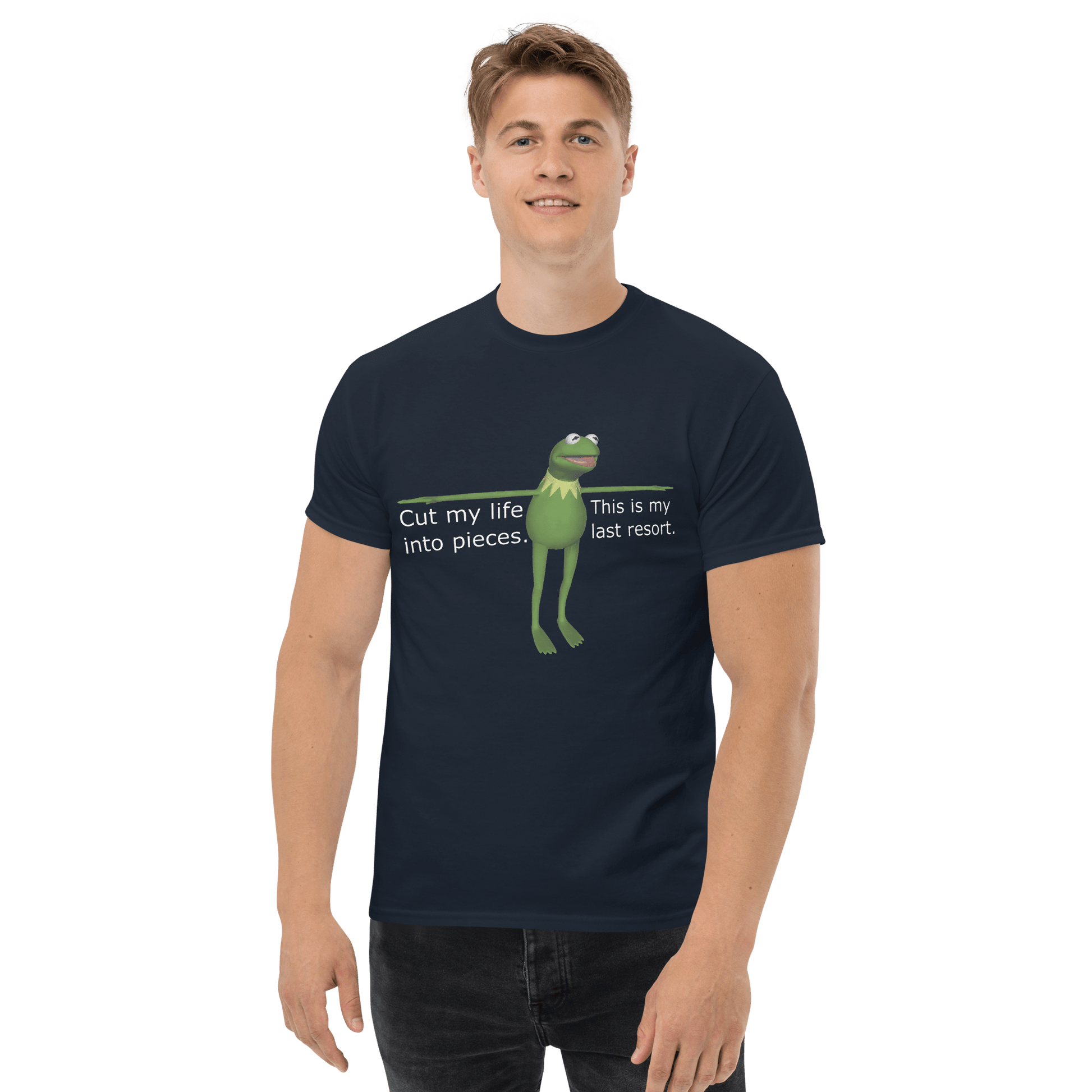 Frog Meme Classic T-Shirt Meme - Royal | Shirtposting
