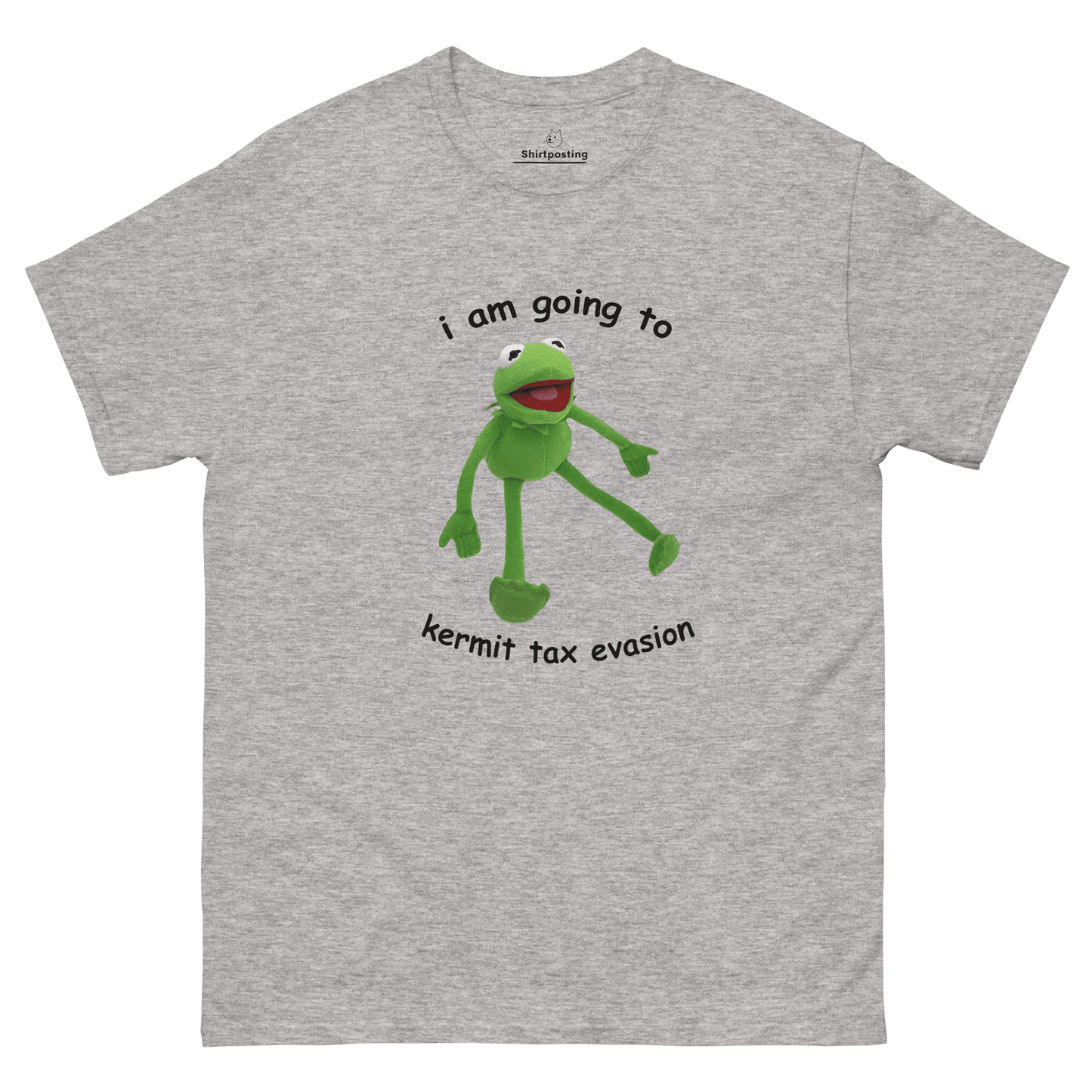 Frog Meme Classic T-Shirt Meme - Sport Grey | Shirtposting