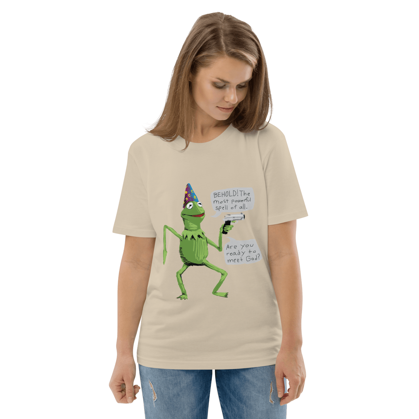 Frog Meme Premium Organic T-Shirt Meme - Cotton Pink | Shirtposting