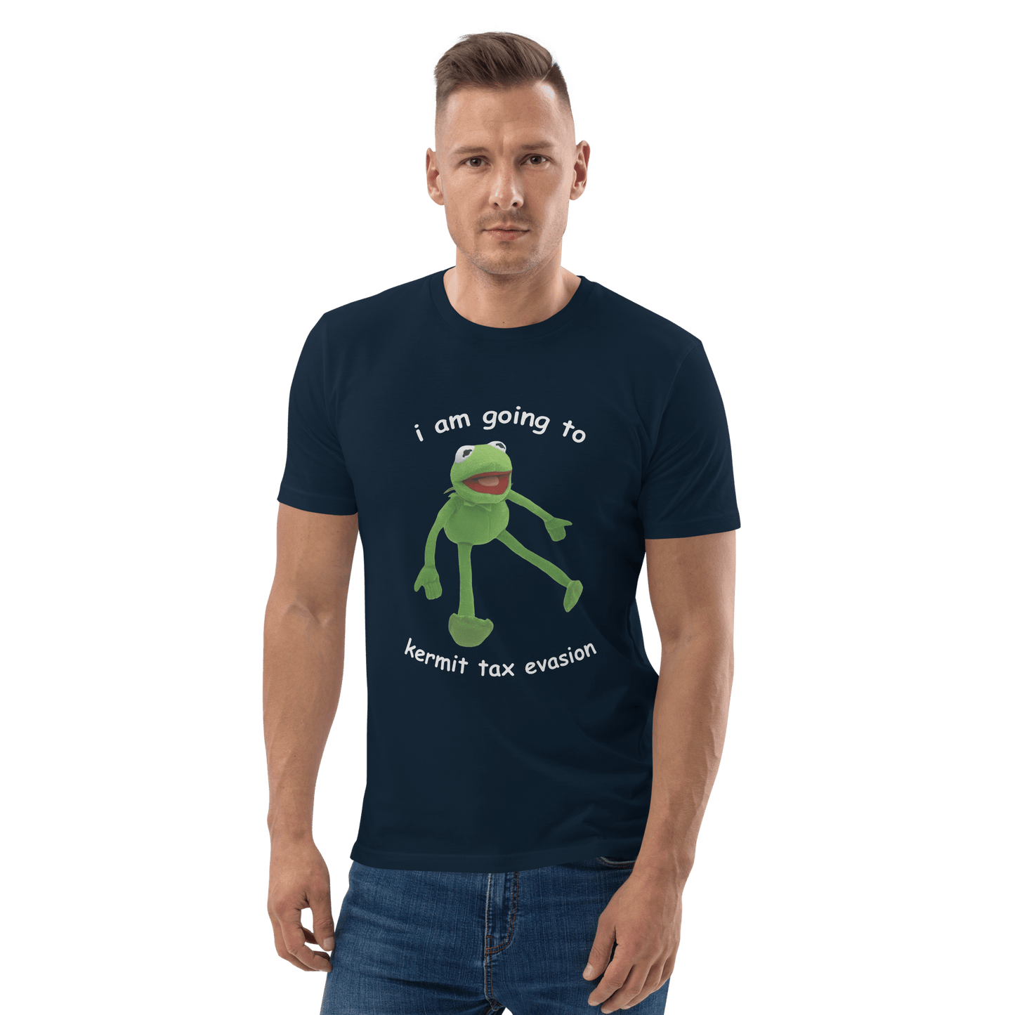 Frog Meme Premium Organic T-Shirt Meme - Dark Heather Grey | Shirtposting