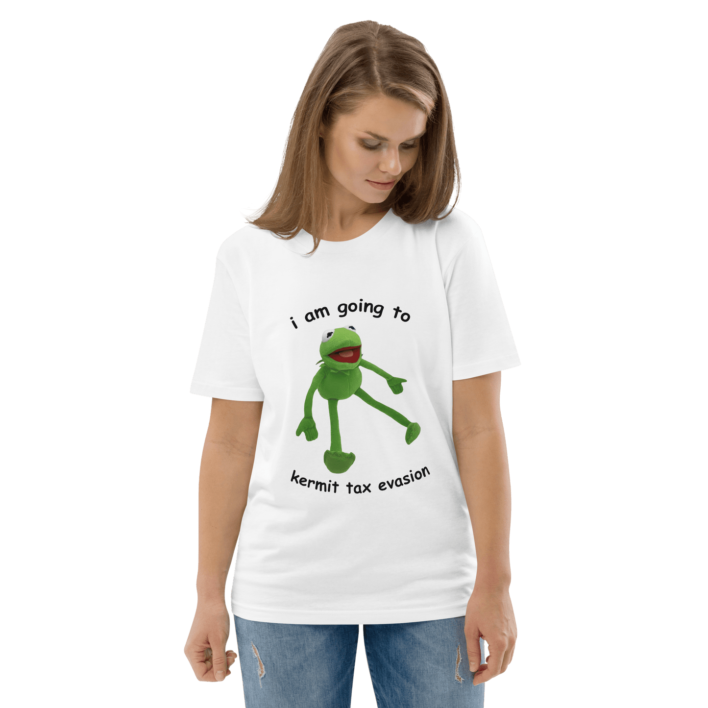 Frog Meme Premium Organic T-Shirt Meme - Desert Dust | Shirtposting