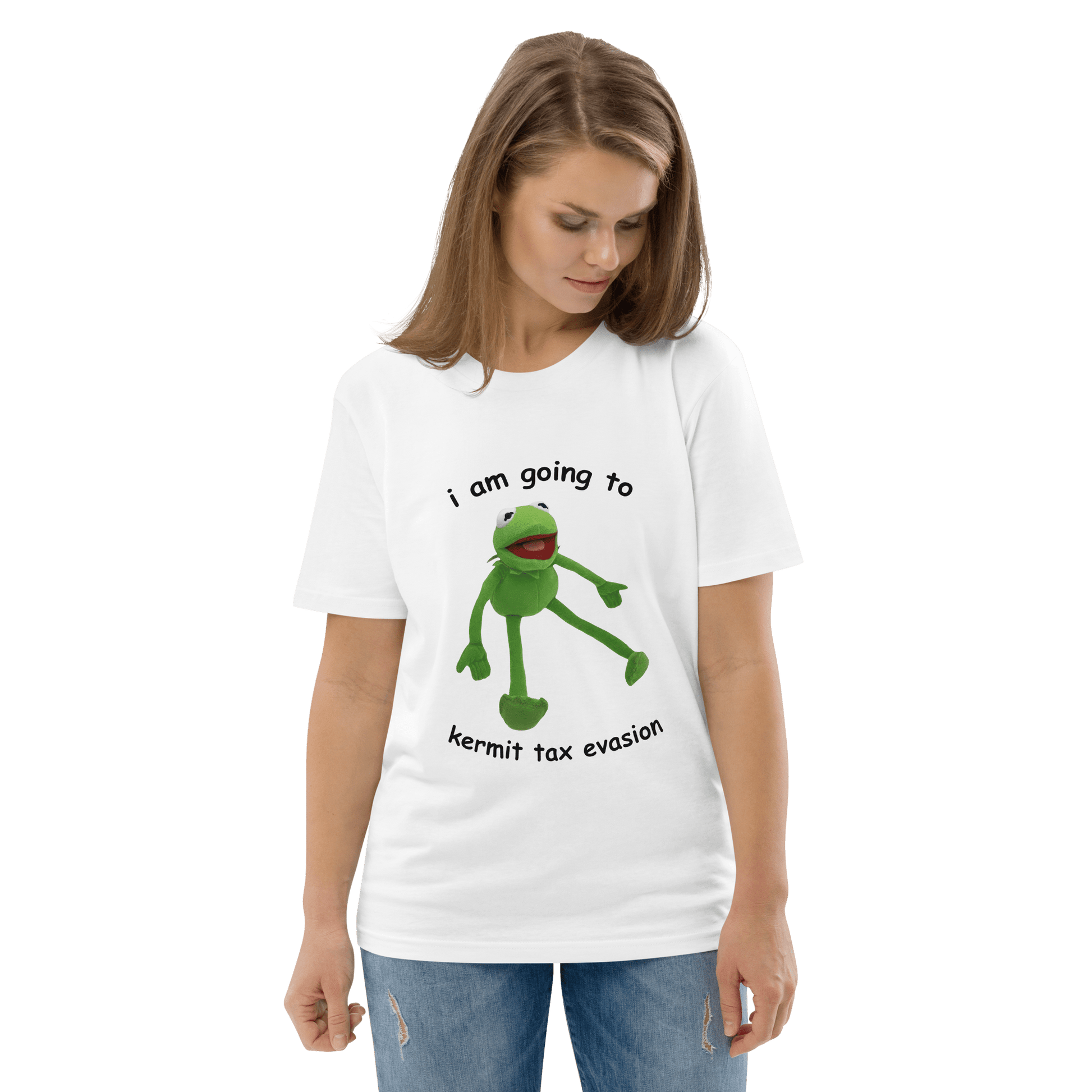 Frog Meme Premium Organic T-Shirt Meme - Desert Dust | Shirtposting