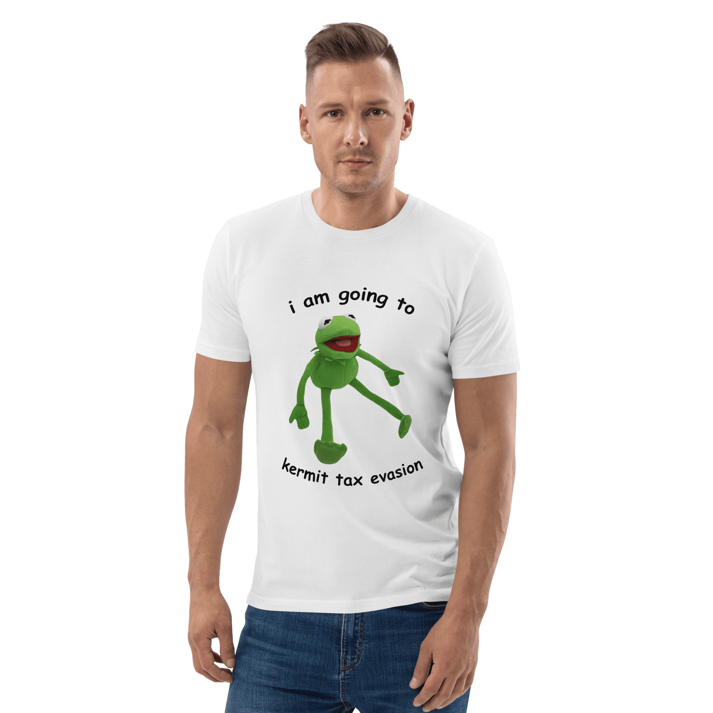 Frog Meme Premium Organic T-Shirt Meme - Desert Dust | Shirtposting