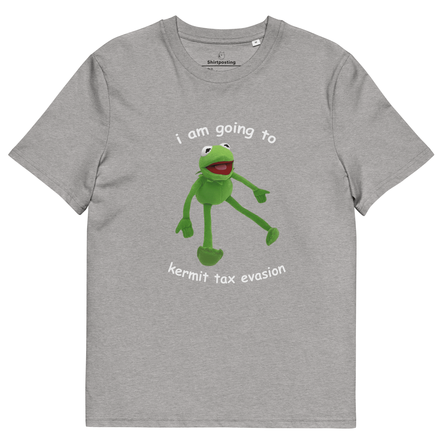 Frog Meme Premium Organic T-Shirt Meme - Heather Grey | Shirtposting