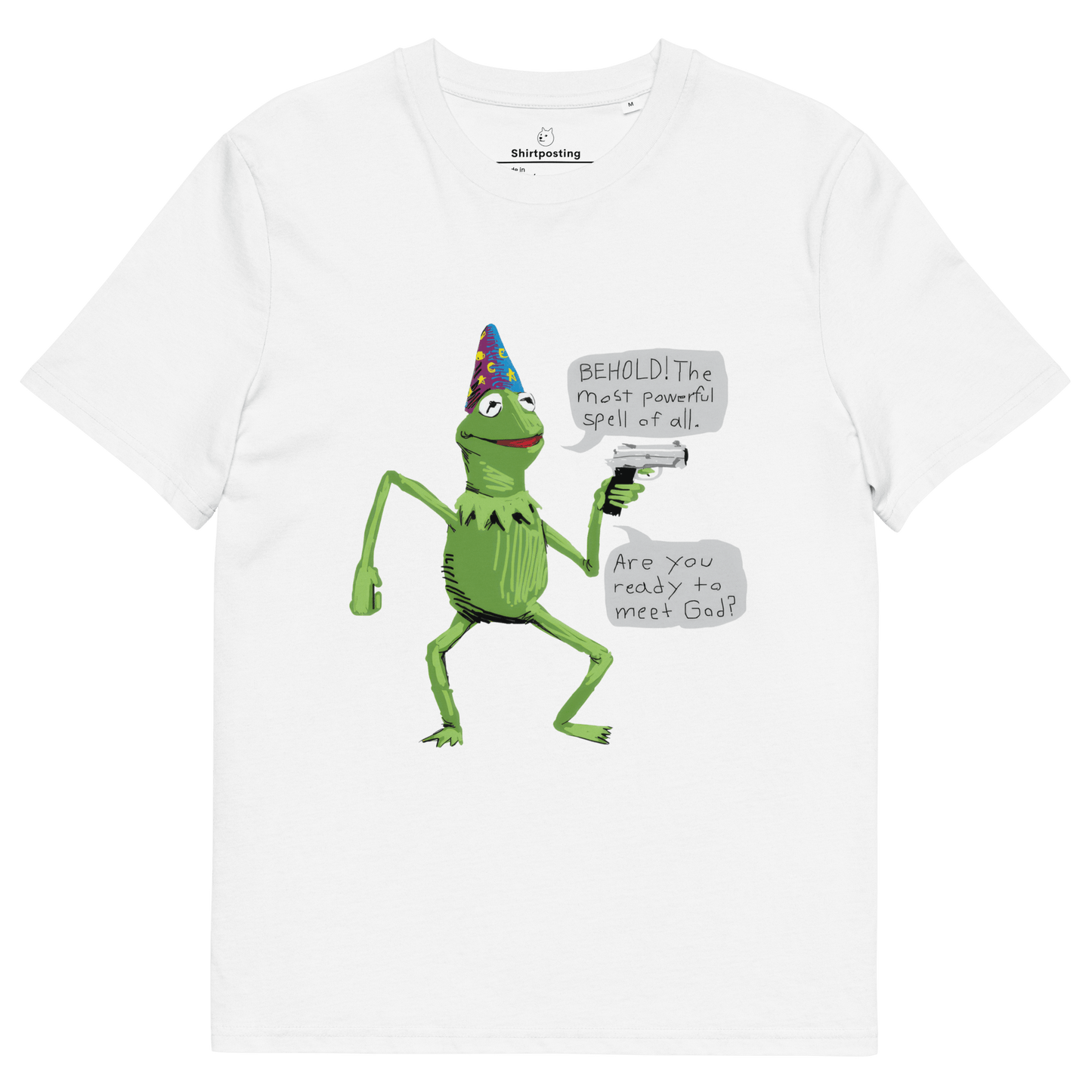 Frog Meme Premium Organic T-Shirt Meme - White | Shirtposting