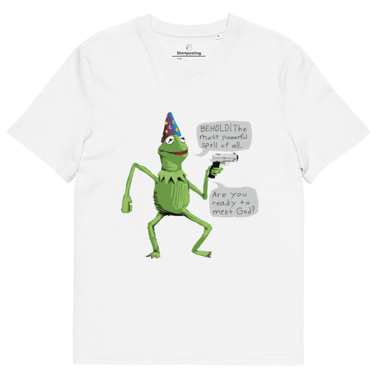 Frog Meme Premium Organic T-Shirt Meme - White | Shirtposting