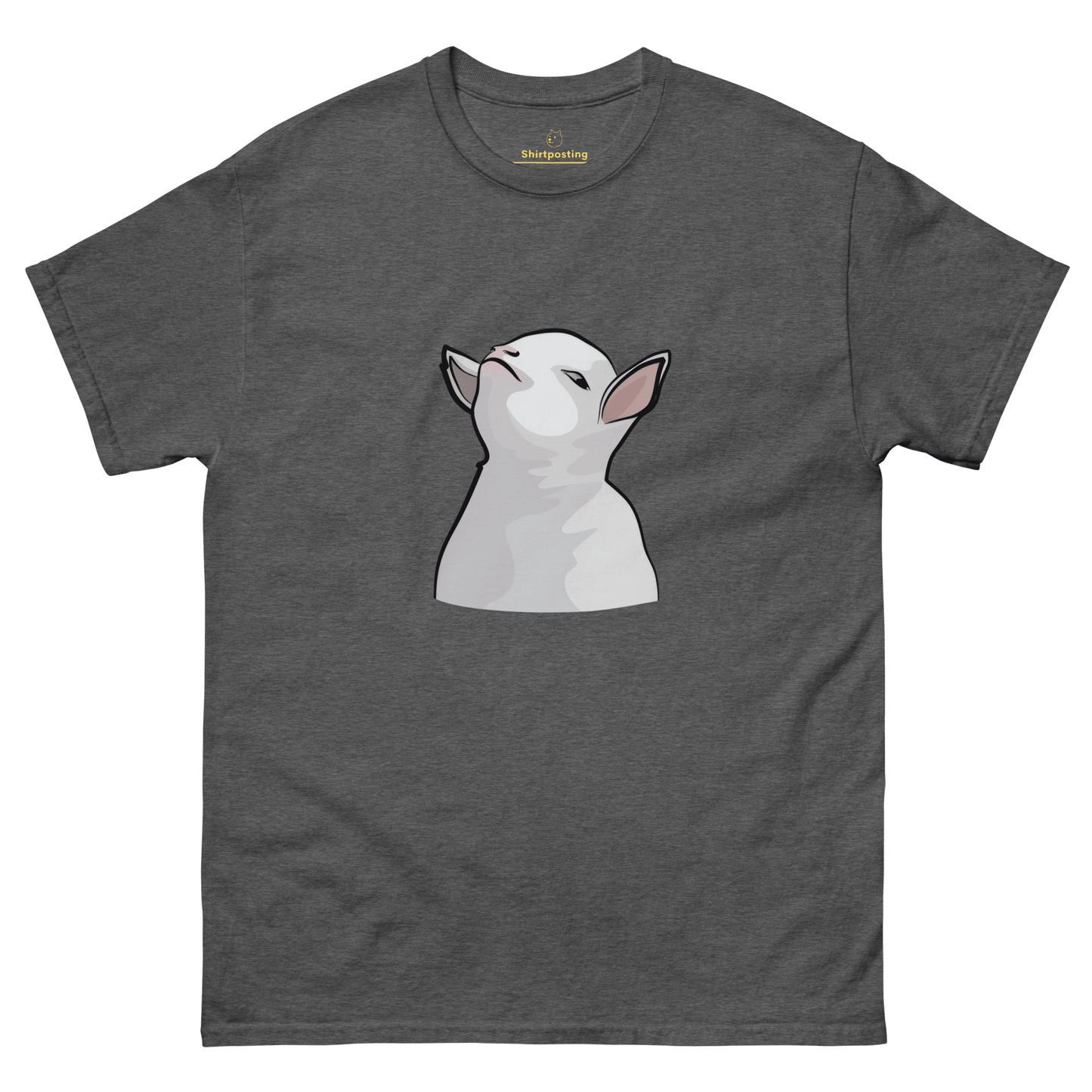 Goat Classic T-Shirt Meme - Dark Heather | Shirtposting