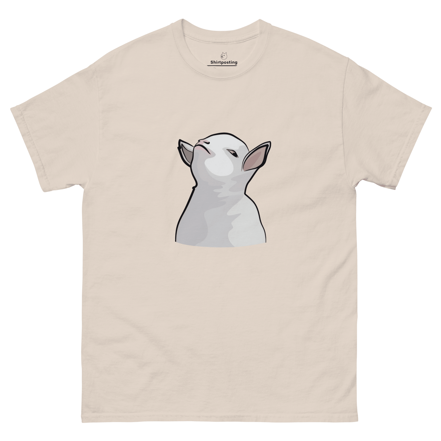Goat Classic T-Shirt Meme - Natural | Shirtposting