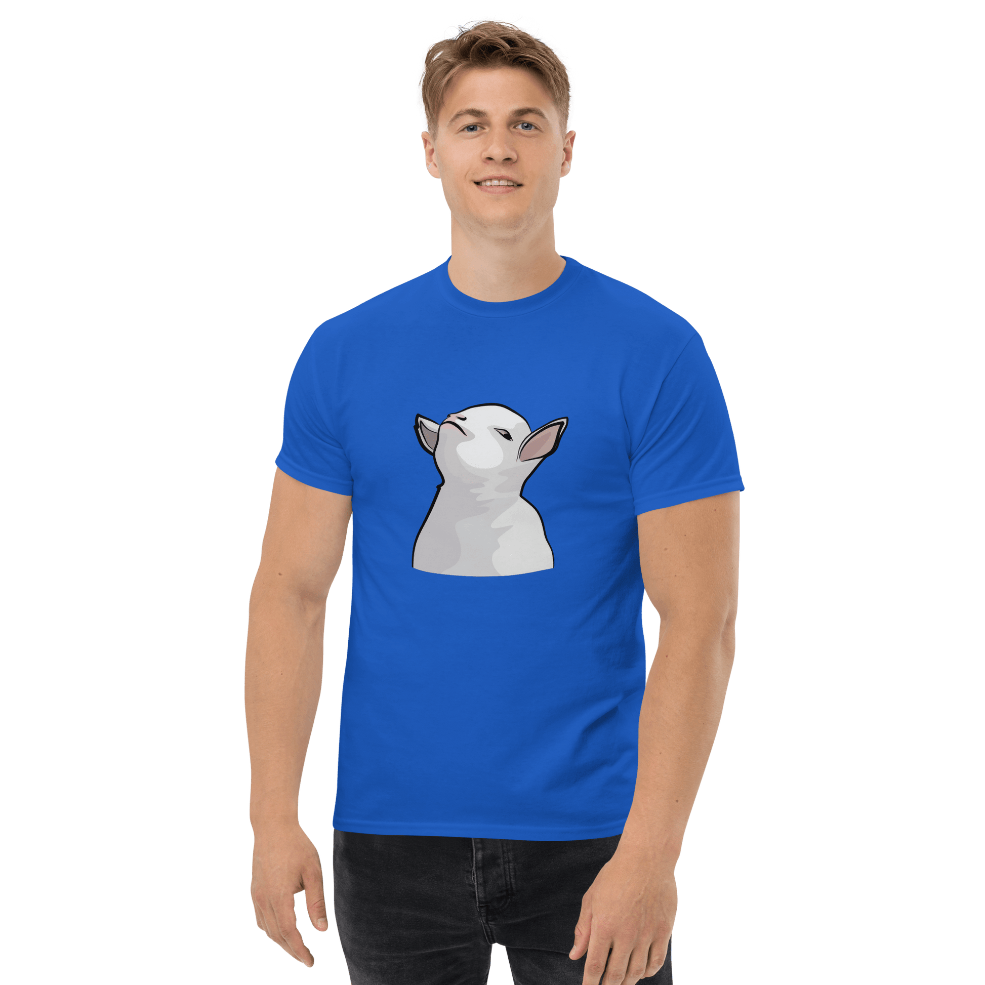 Goat Classic T-Shirt Meme - Royal | Shirtposting