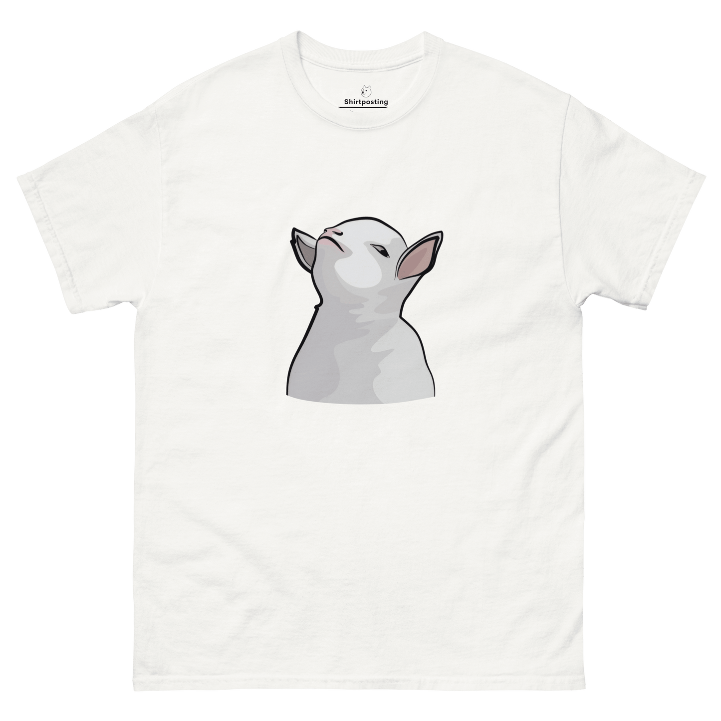 Goat Classic T-Shirt Meme - White | Shirtposting