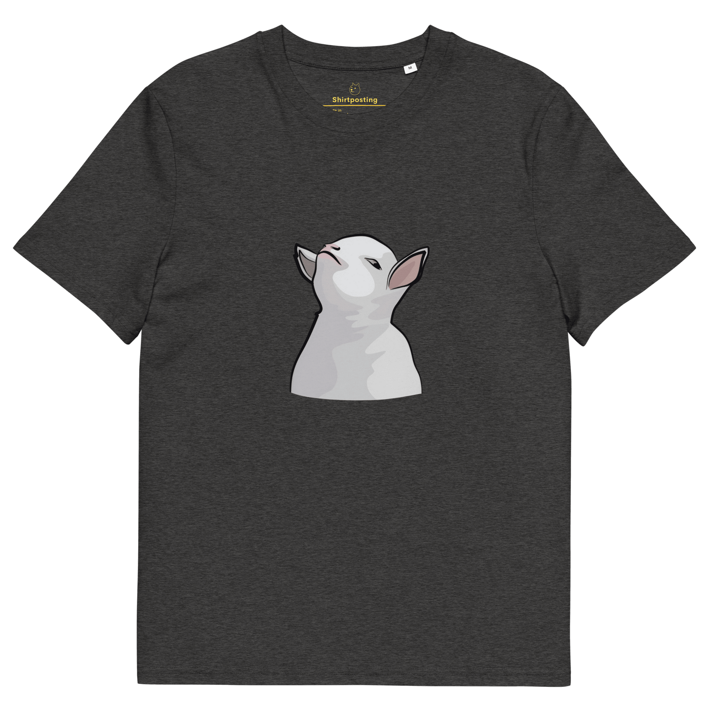 Goat Premium Organic T-Shirt Meme - Dark Heather Grey | Shirtposting