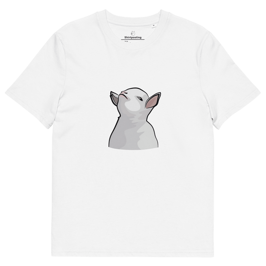 Goat Premium Organic T-Shirt Meme - White | Shirtposting