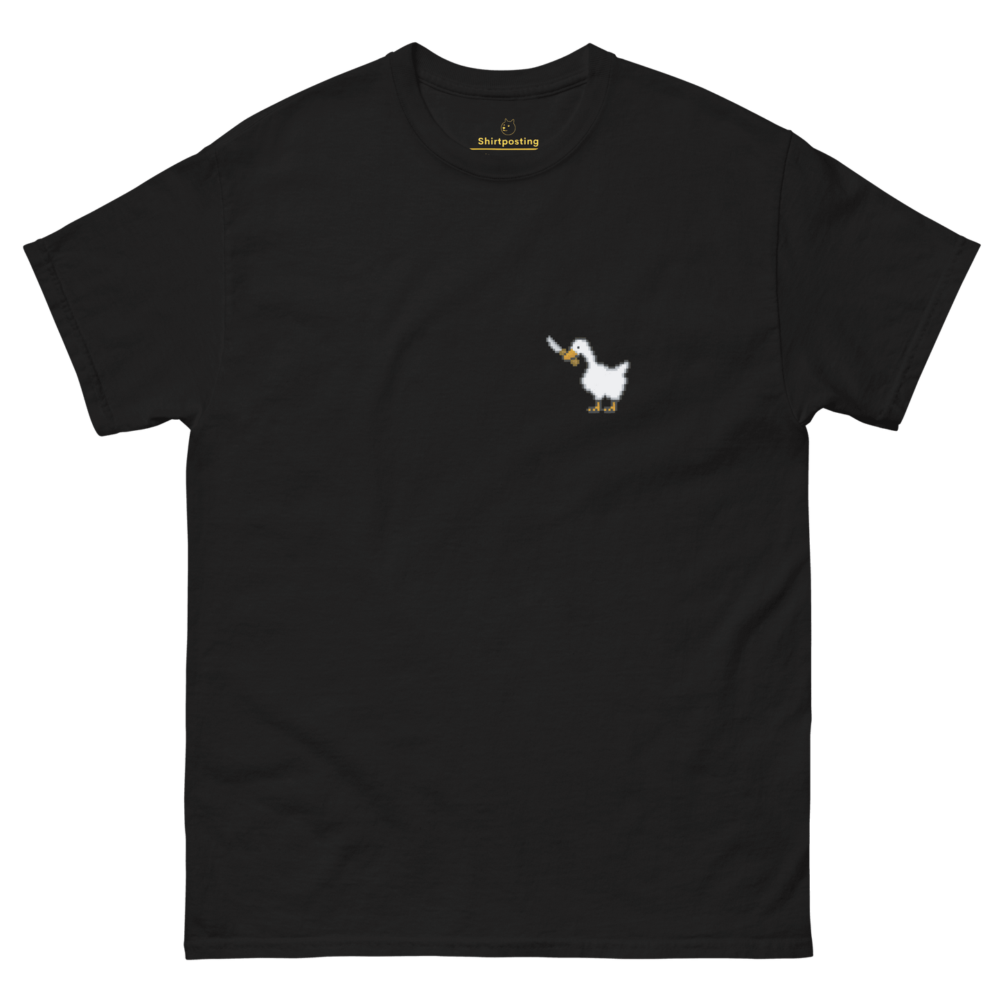 Goose Classic T-Shirt Meme - Black | Shirtposting