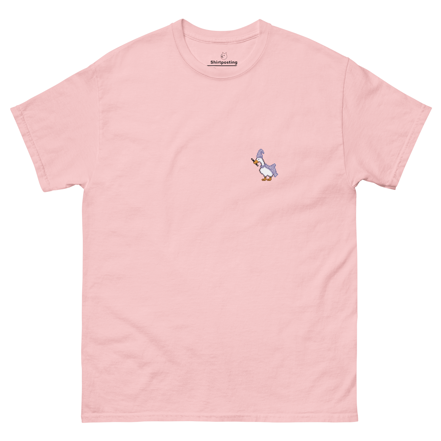 Goose Classic T-Shirt Meme - Light Pink | Shirtposting