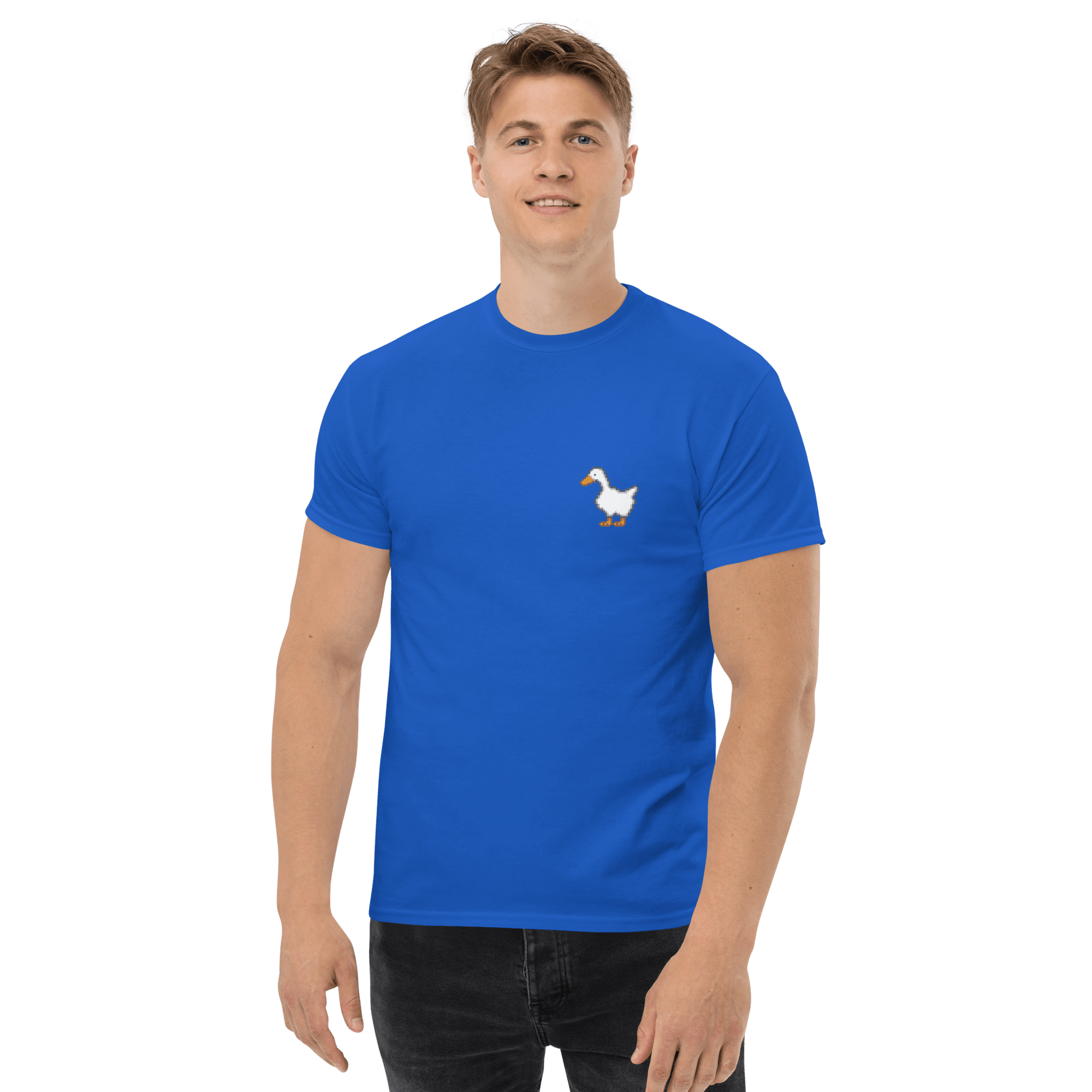 Goose Classic T-Shirt Meme - Royal | Shirtposting