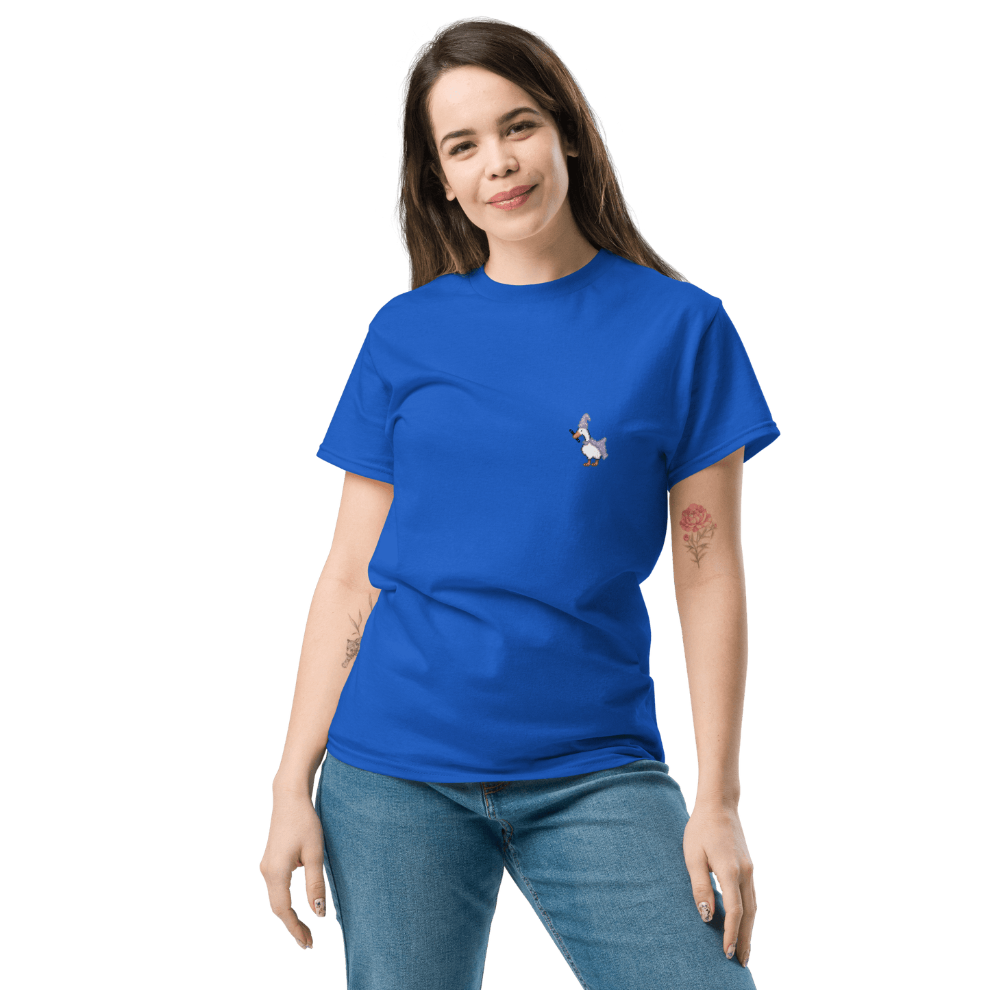 Goose Classic T-Shirt Meme - Royal | Shirtposting