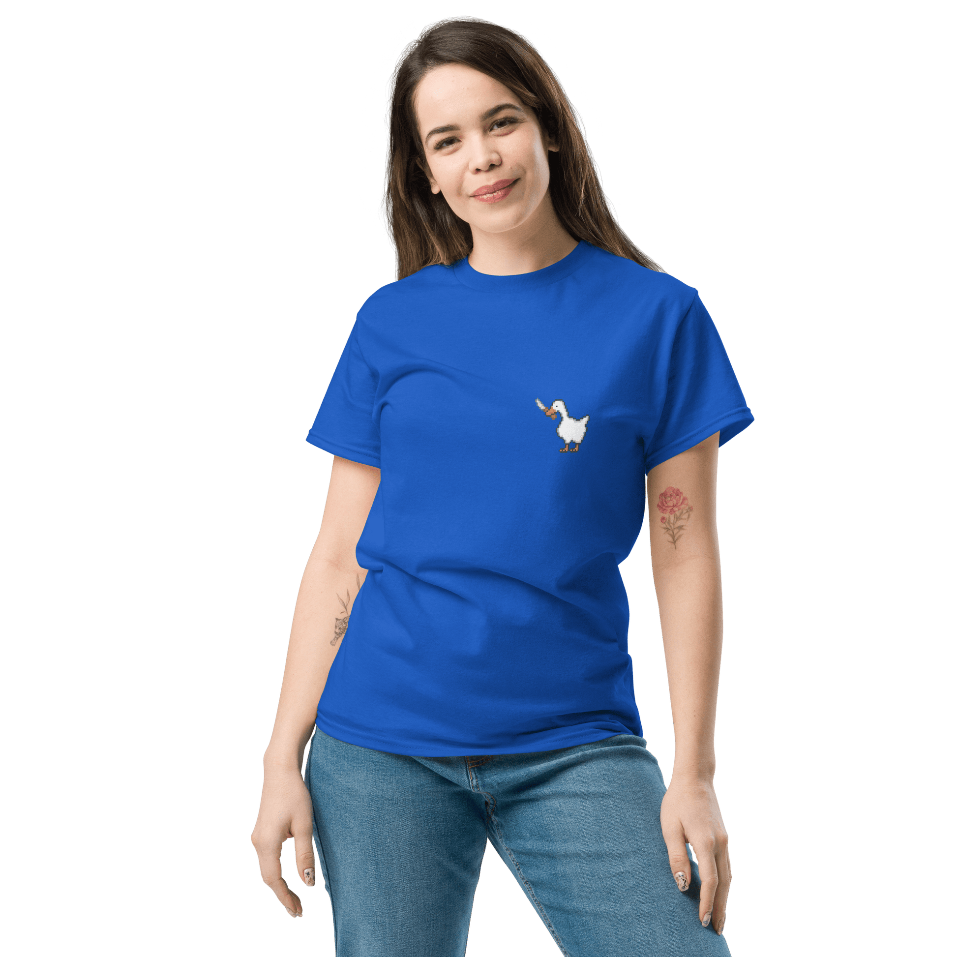 Goose Classic T-Shirt Meme - Royal | Shirtposting