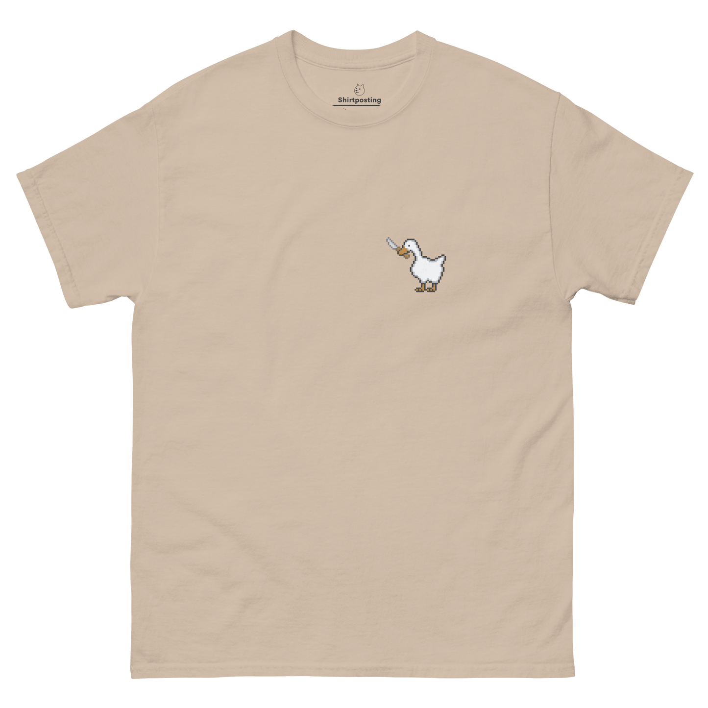 Goose Classic T-Shirt Meme - Sand | Shirtposting