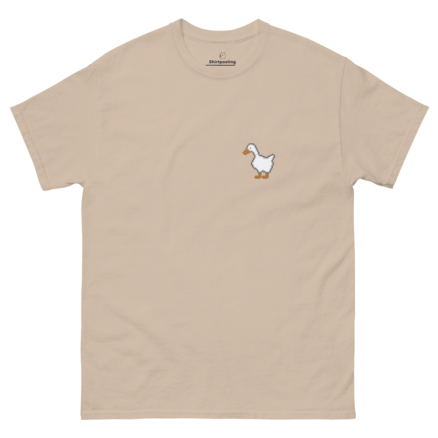 Goose Classic T-Shirt Meme - Sand | Shirtposting