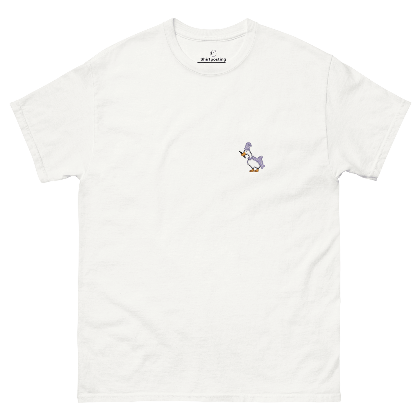 Goose Classic T-Shirt Meme - White | Shirtposting