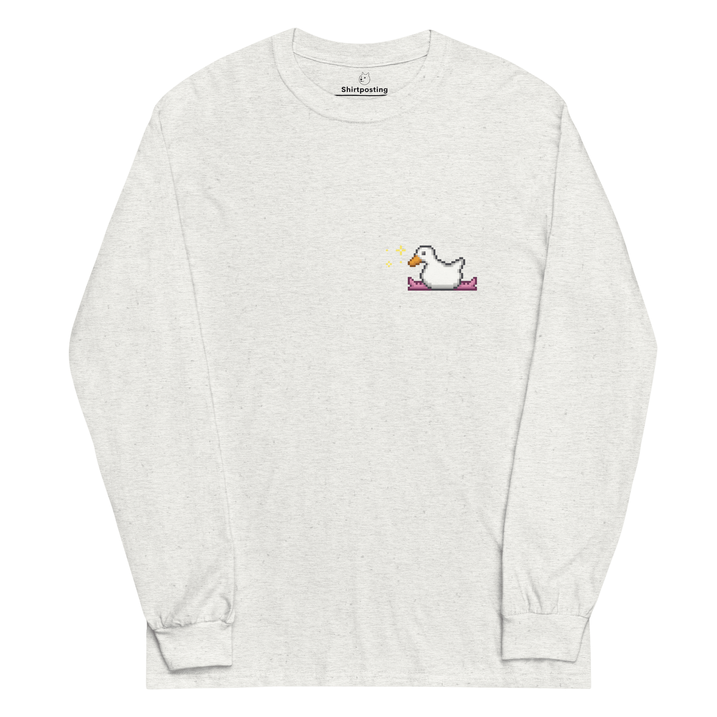 Goose Long Sleeve T-Shirt Meme - Ash | Shirtposting