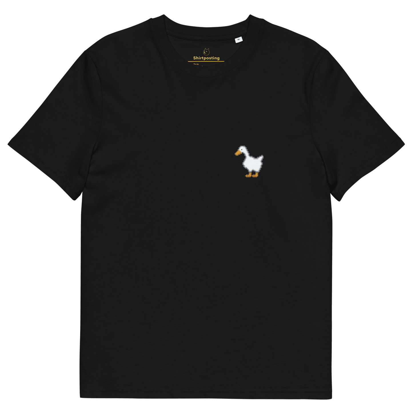 Goose Premium Organic T-Shirt Meme - Black | Shirtposting