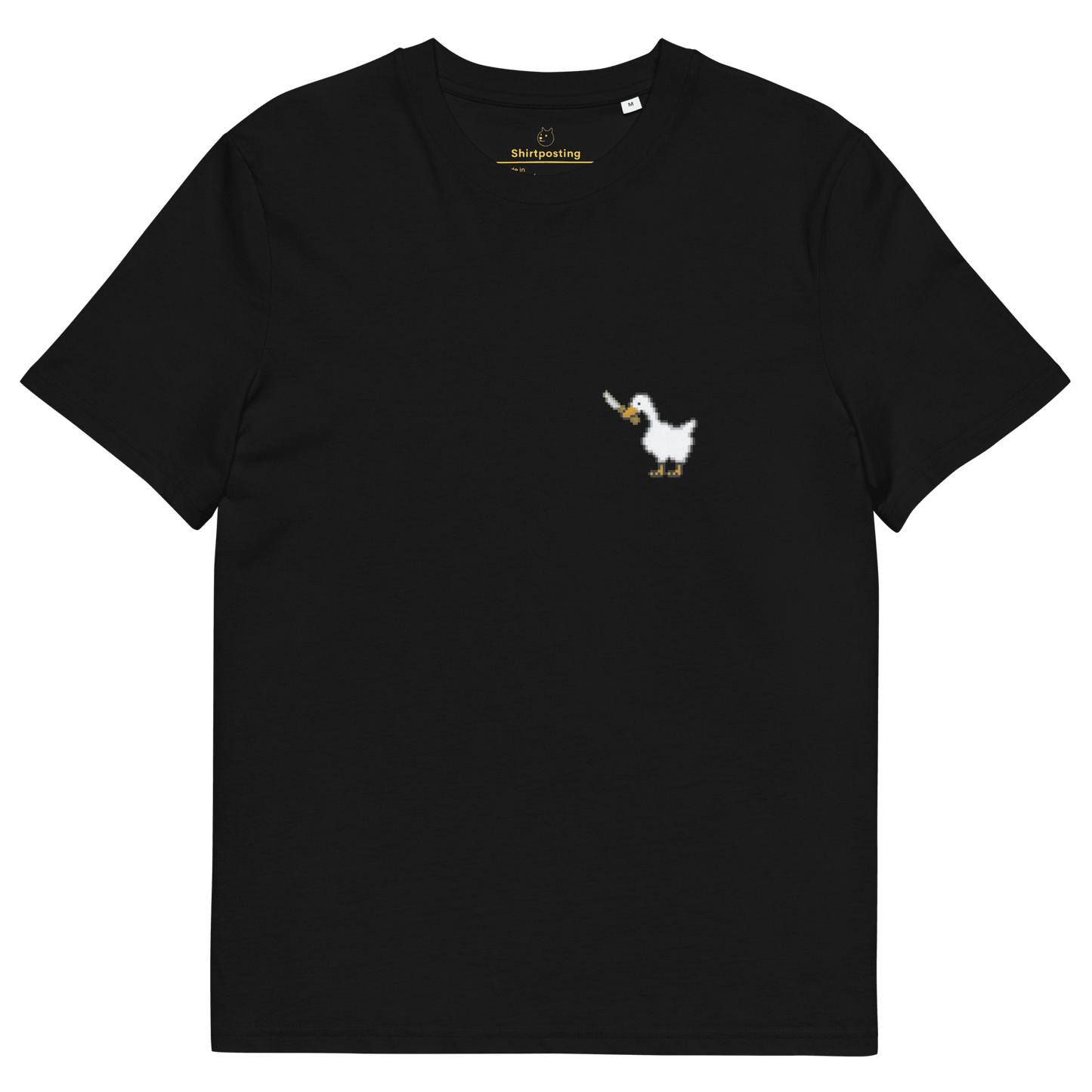 Goose Premium Organic T-Shirt Meme - Black | Shirtposting