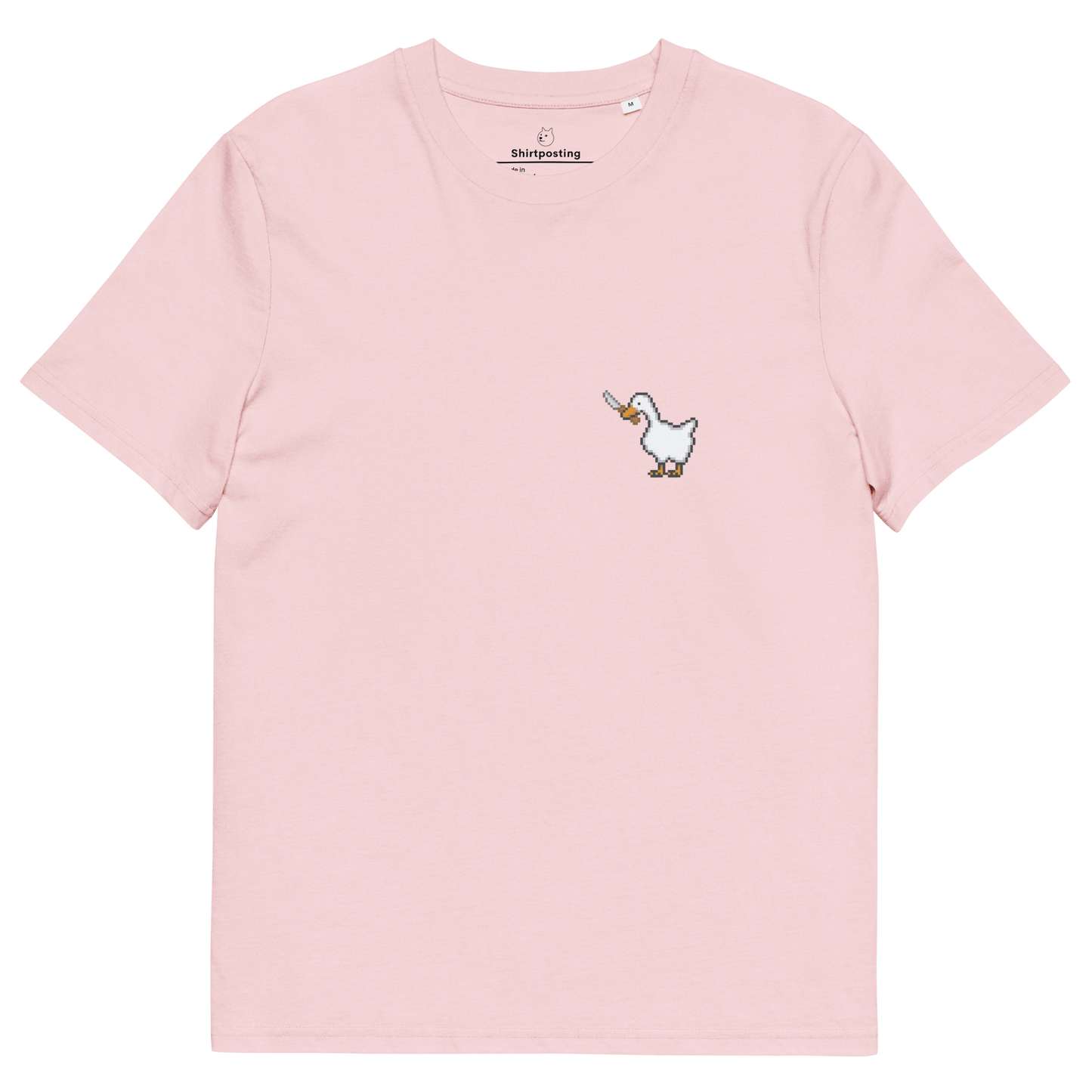 Goose Premium Organic T-Shirt Meme - Cotton Pink | Shirtposting
