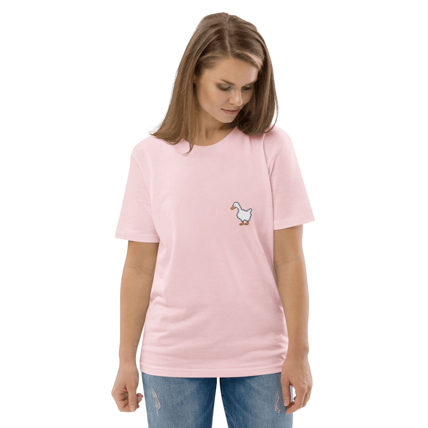 Goose Premium Organic T-Shirt Meme - Cotton Pink | Shirtposting
