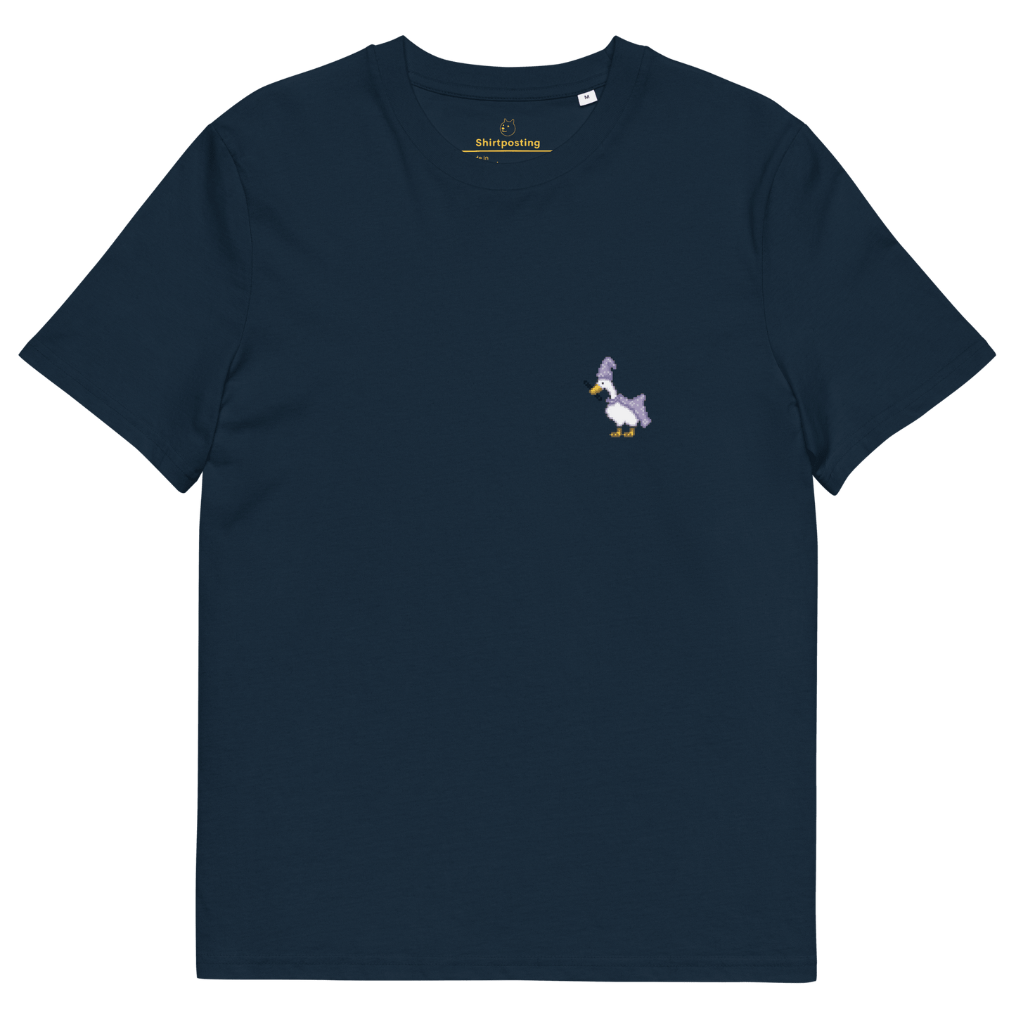 Goose Premium Organic T-Shirt Meme - French Navy | Shirtposting