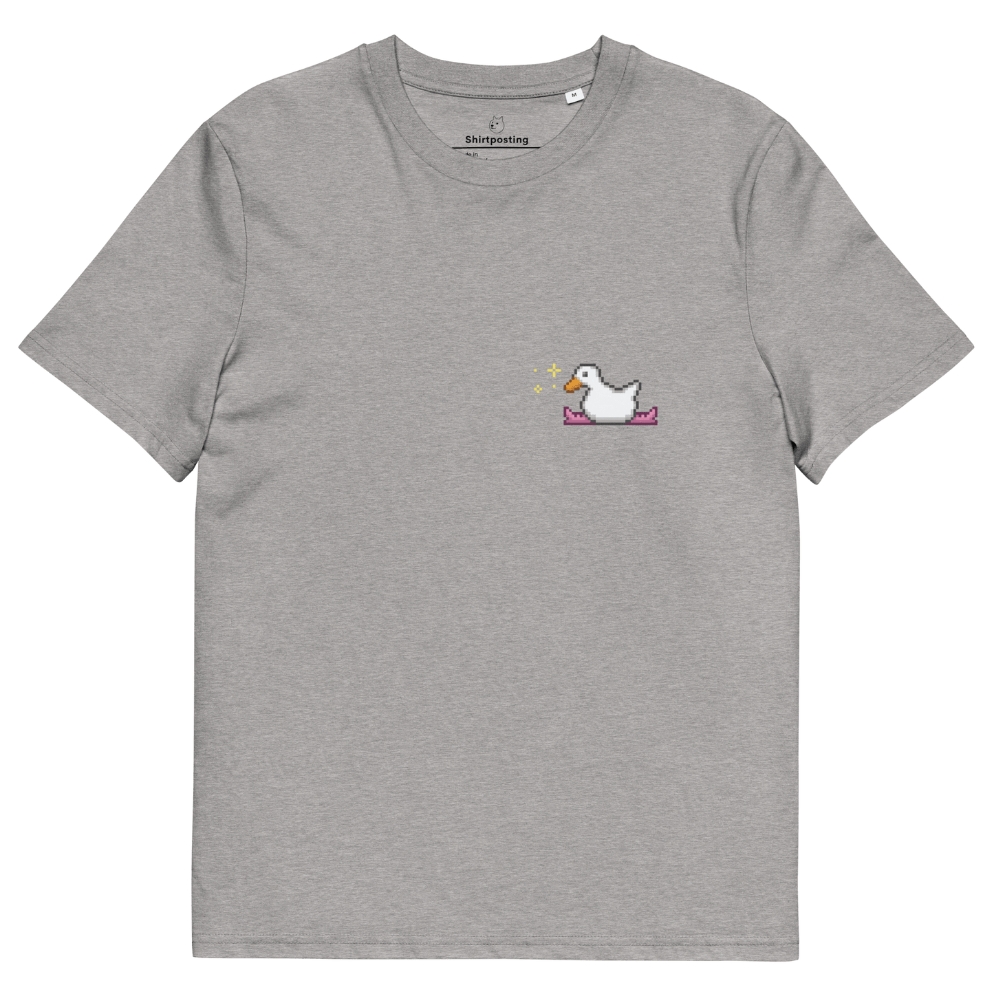 Goose Premium Organic T-Shirt Meme - Heather Grey | Shirtposting