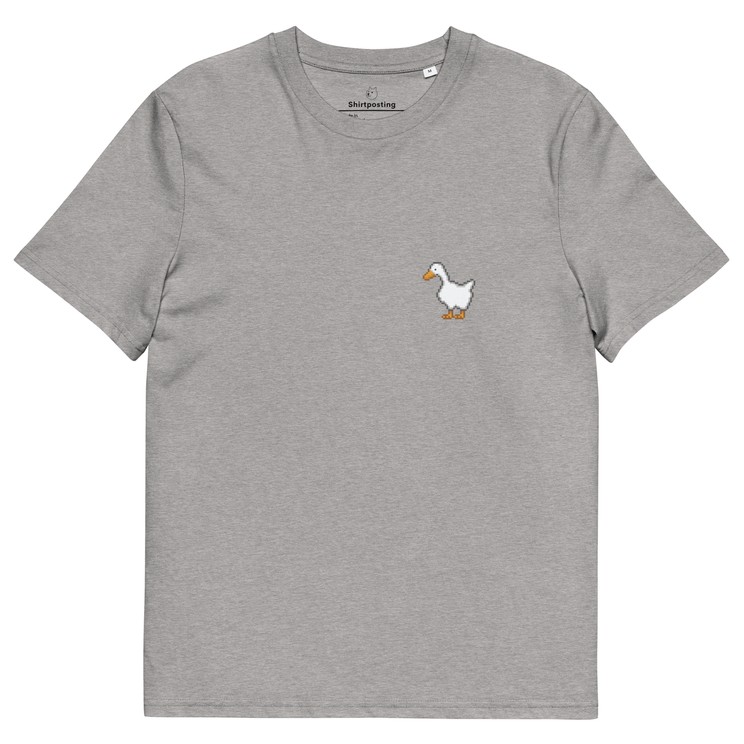 Goose Premium Organic T-Shirt Meme - Heather Grey | Shirtposting