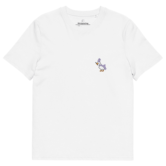 Goose Premium Organic T-Shirt Meme - White | Shirtposting
