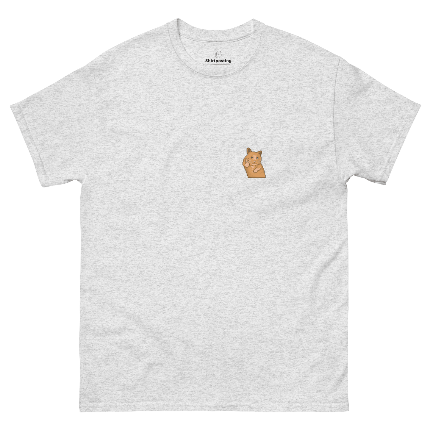 Hamster Classic T-Shirt Meme - Ash | Shirtposting