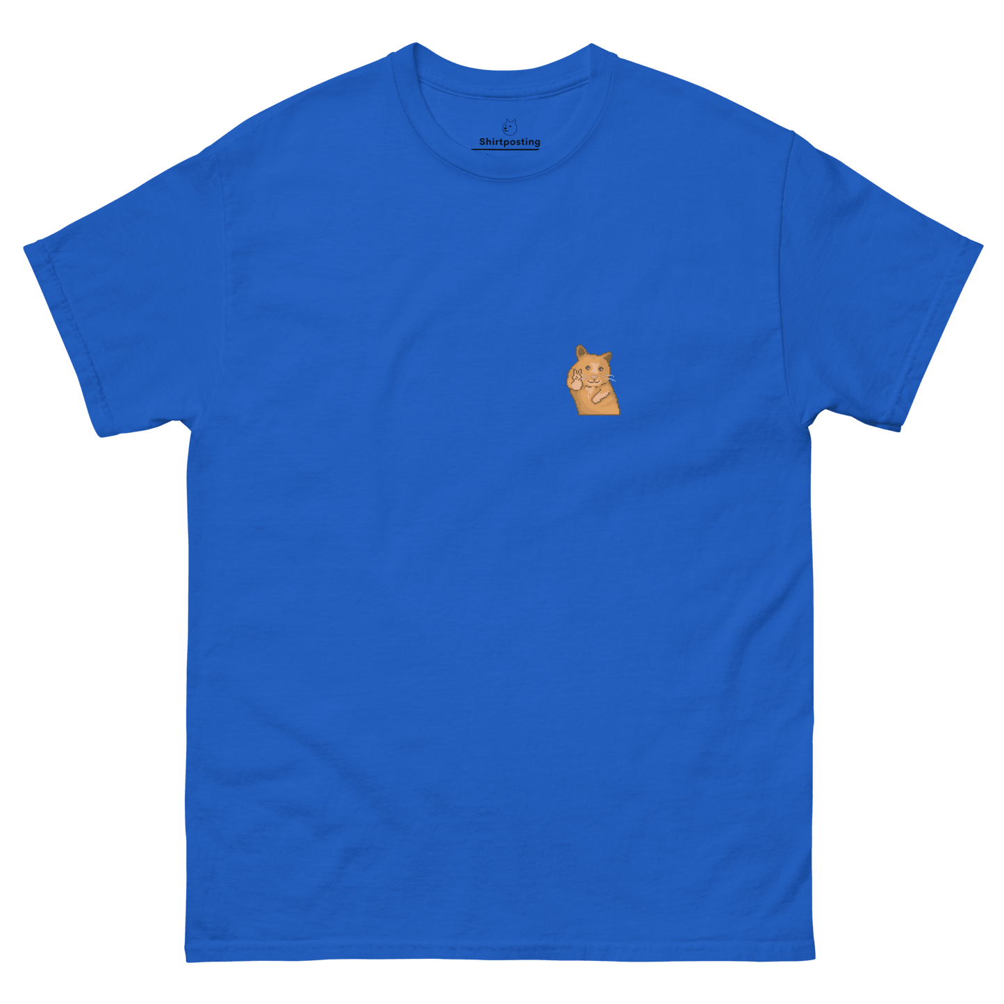 Hamster Classic T-Shirt Meme - Royal | Shirtposting