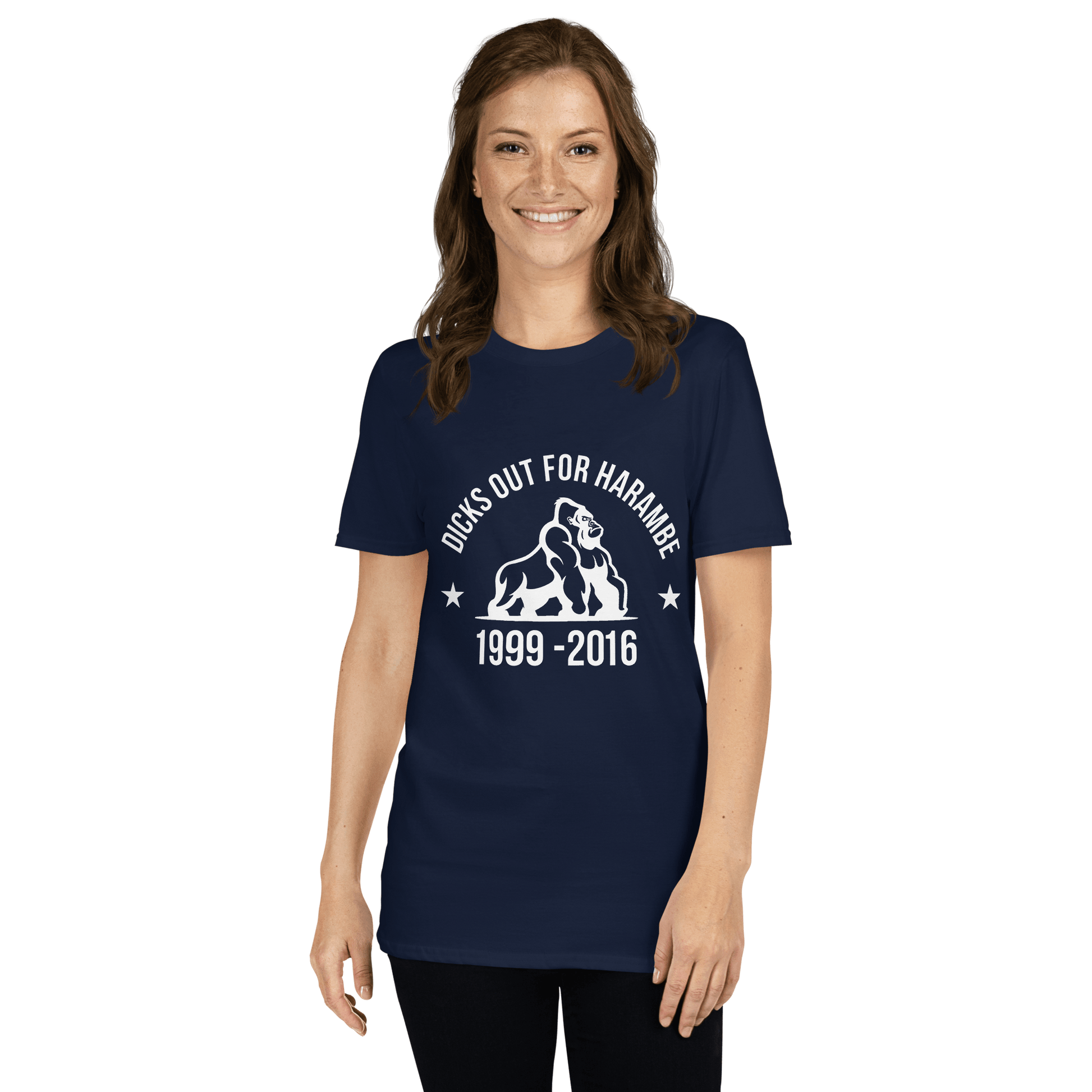 Harambe Classic T-Shirt Meme - Dark Heather Grey | Shirtposting