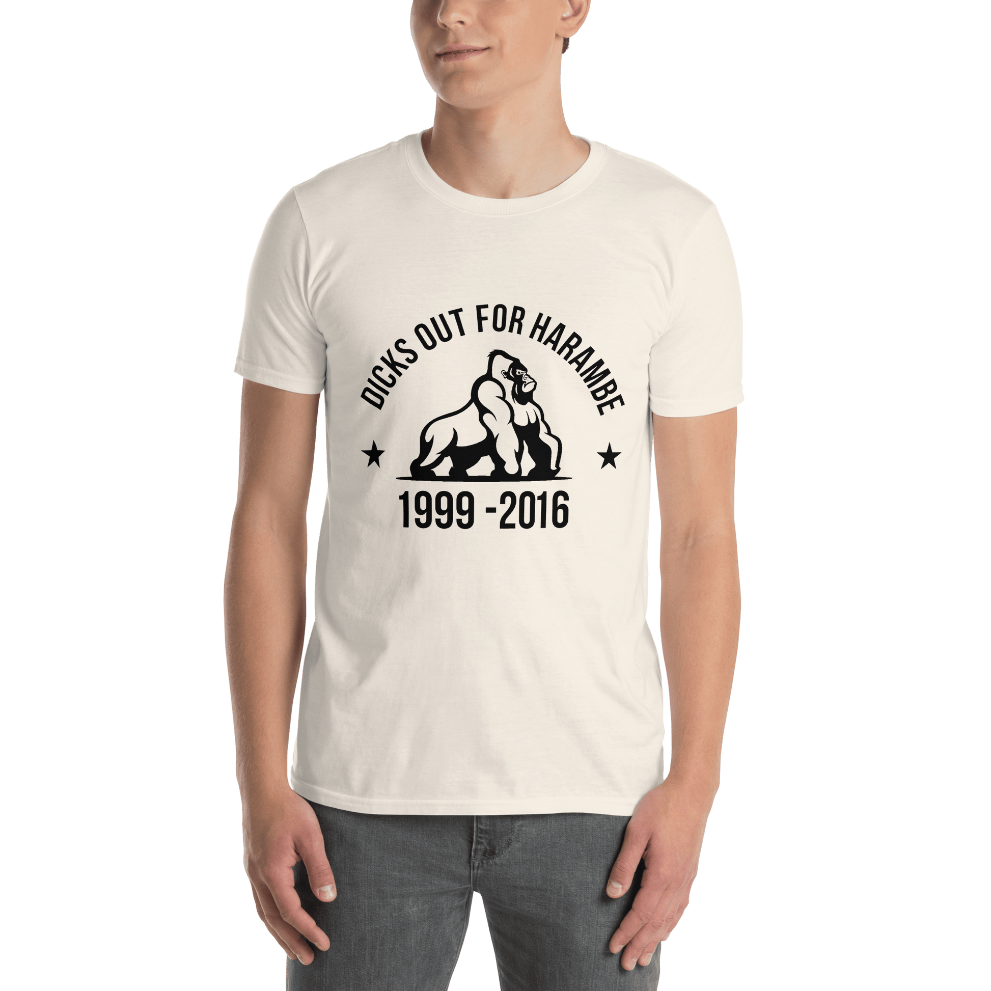 Harambe Classic T-Shirt Meme - Sand | Shirtposting