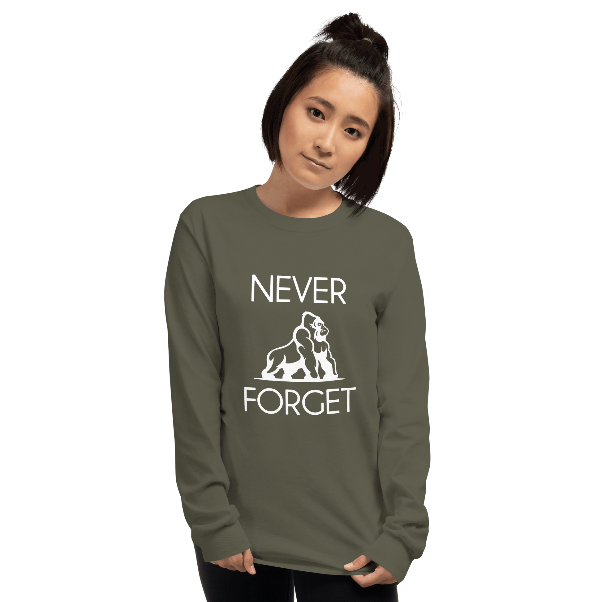 Harambe Long Sleeve T-Shirt Meme - Royal | Shirtposting